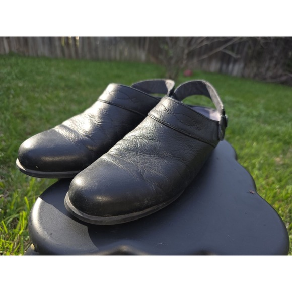 Ariat Shoes - Ariat Black Leather Slingback Mule Clogs Women's Comfort Shoes